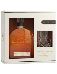 Woodford Reserve Glass Pack 43,2% 70cl