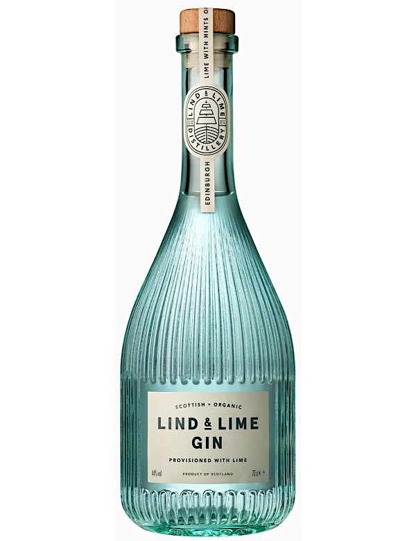 Lind  en  Lime organic Gin 44% 70cl.