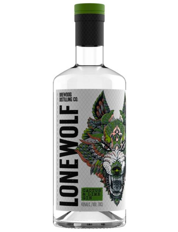 Lone Wolf Cactus  en  Lime Gin 40% 70cl
