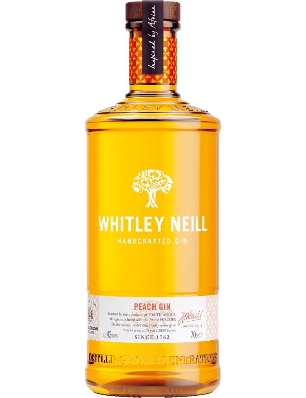 Whitley Neill Peach Gin 43% 70cl