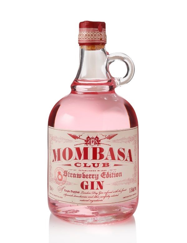 Mombasa Club gin Strawberry edition 37,5% 70cl
