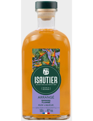 Isautier Rum Liqueur Banane Flambe 40% 50cl