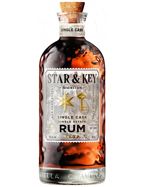 Star  en  Key Mauritius single cask Rum 70cl 40%