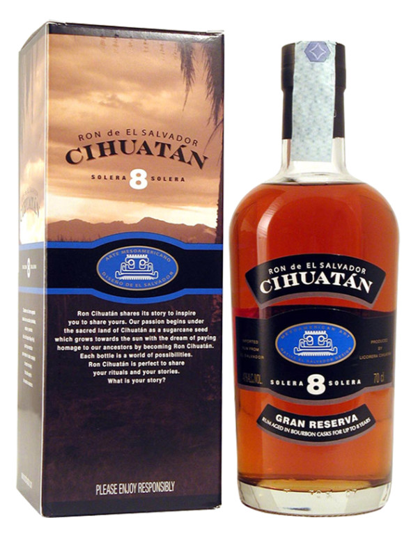 Cihuatan 8y Rum El Salvador 40% 70cl.