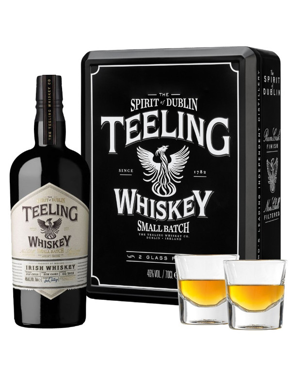 Teeling Small Batch Gift Pack   2 gl 46% 70cl.