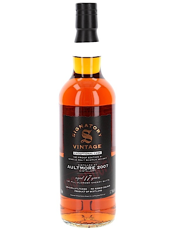 Aultmore 2007 Signatory Vintage 17y 57,1% 70cl