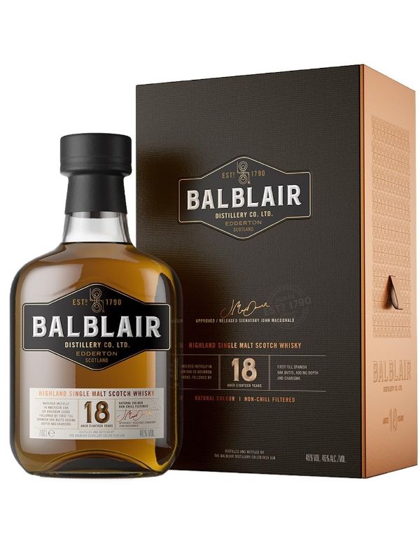 Balblair 18 Years single malt 46% 70cl