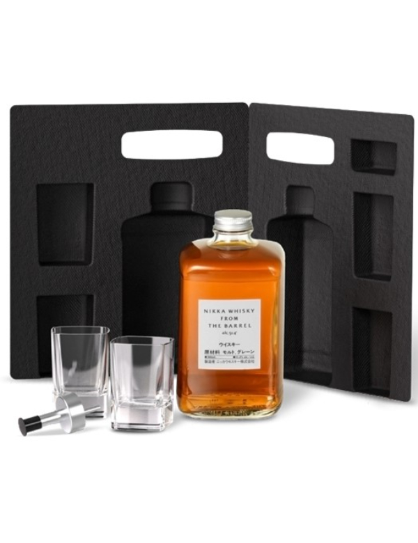 Nikka From the Barrel silhouette with glasses and server 51,4% 50cl
